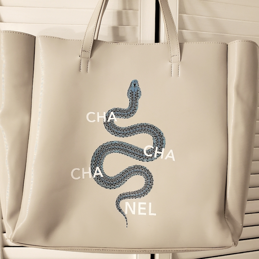 Vegan Leather Tote Bag
